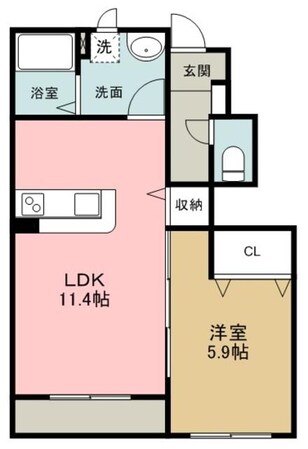 ケーズ アバンティの物件間取画像